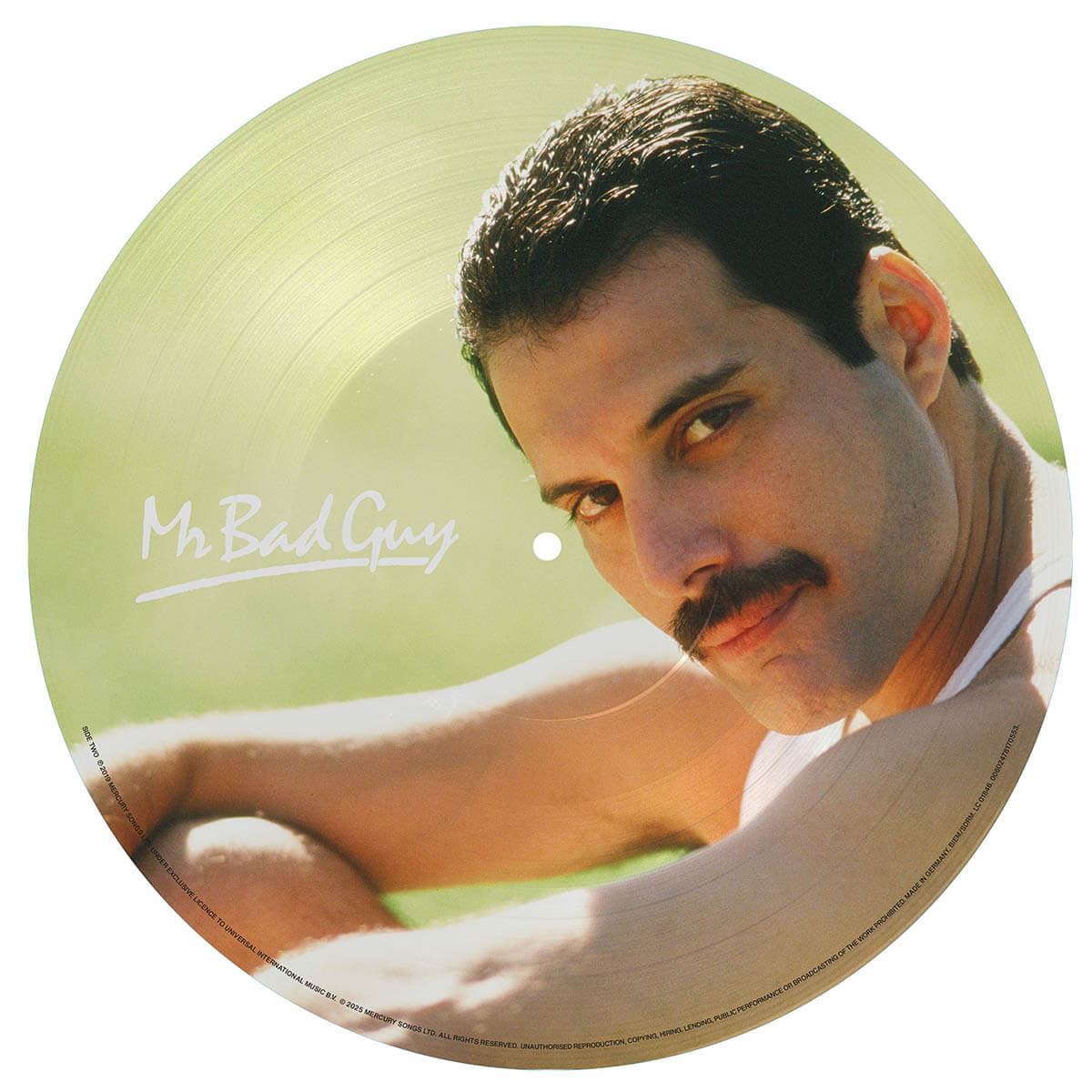 Freddie Mercury『Mr Bad Guy (40th Anniversary Special Edition)』ピクチャーLP Side Two ProductShot