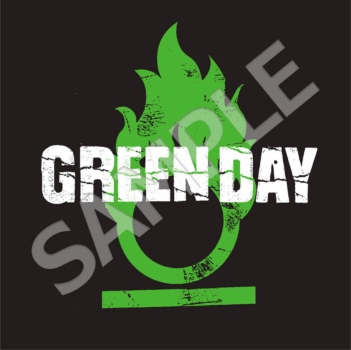 Green Day『Warning 25th Anniversary Deluxe Edition』輸入盤国内仕様特典ステッカーSAMPLE
