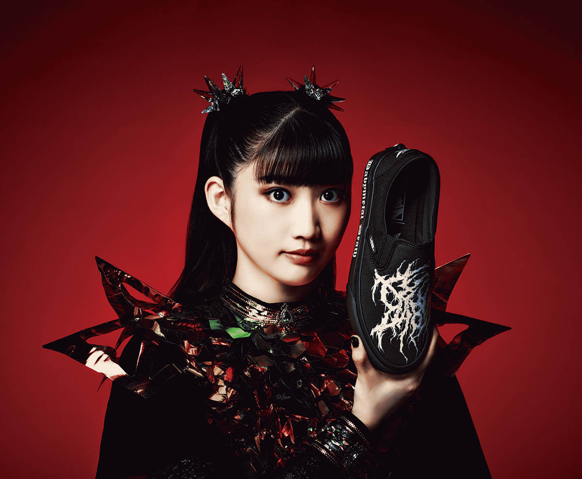 Vans X BABYMETAL SLIP-ON(V98CF) BLACK/WHITE (MOMOMETAL)