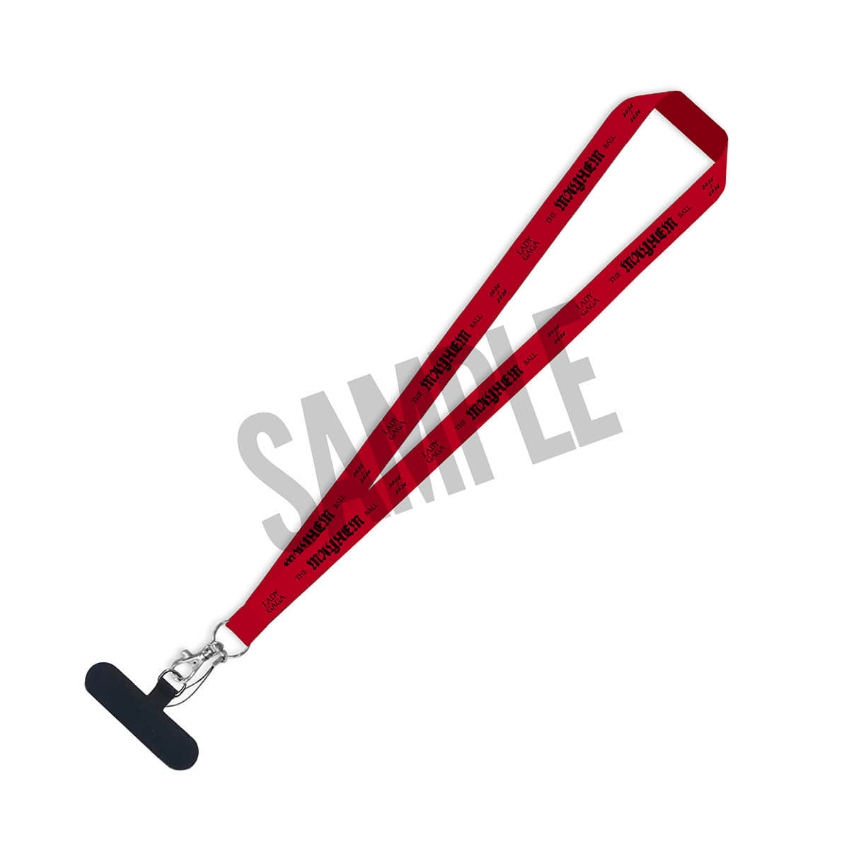 LADY GAGA『The MAYHEM Ball』ザ・メイヘム・ボール・ネックストラップ＆フォンタブ SAMPLE