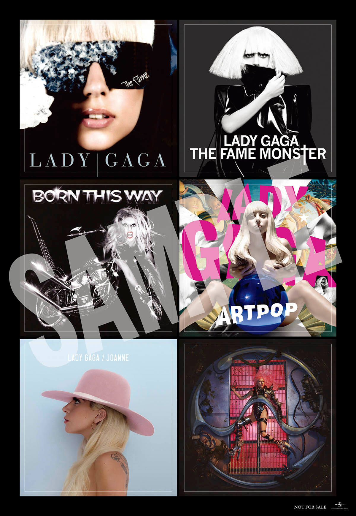 LADY GAGA『The MAYHEM Ball』ステッカーシート SAMPLE