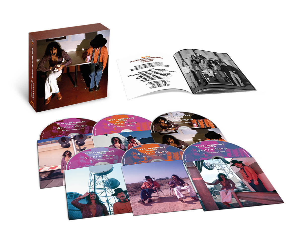 Frank Zappa and Captain Beefheart『Bongo Fury 50th Anniversary 5CD + Blu-Ray Super Deluxe』ProductShot