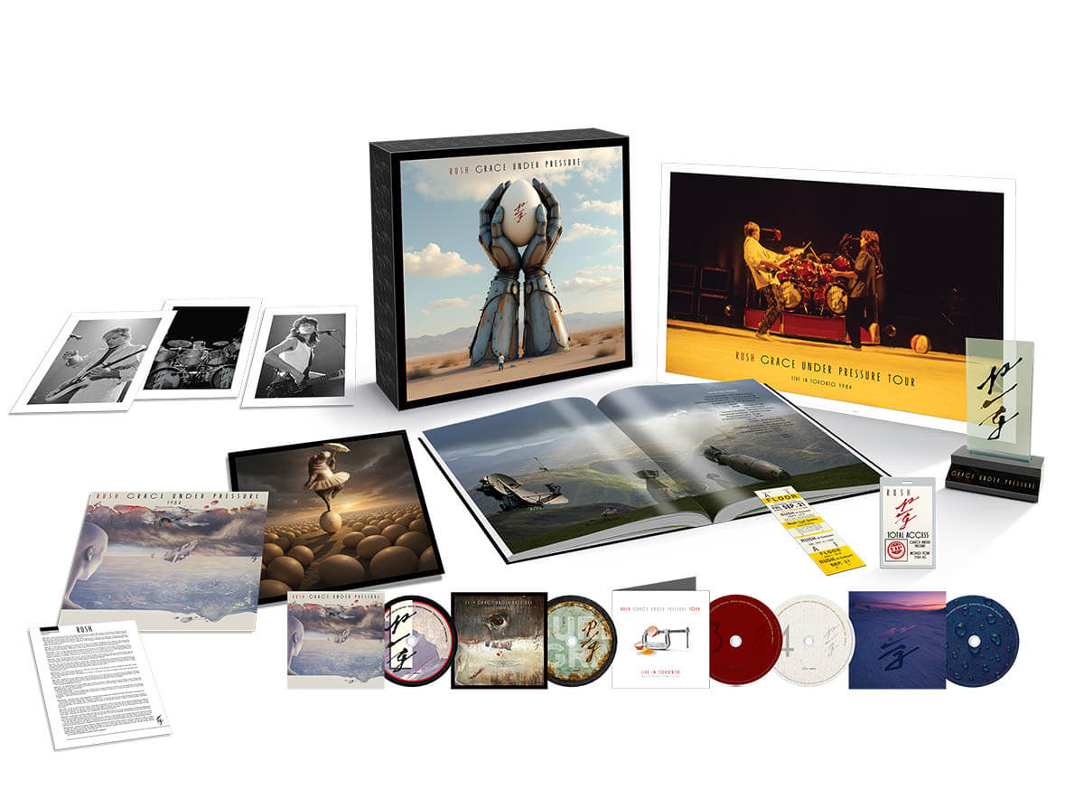 RUSH『GRACE UNDER PRESSURE - LIMITED EDITION SUPER DELUXE』Wide Retail Pack Shot