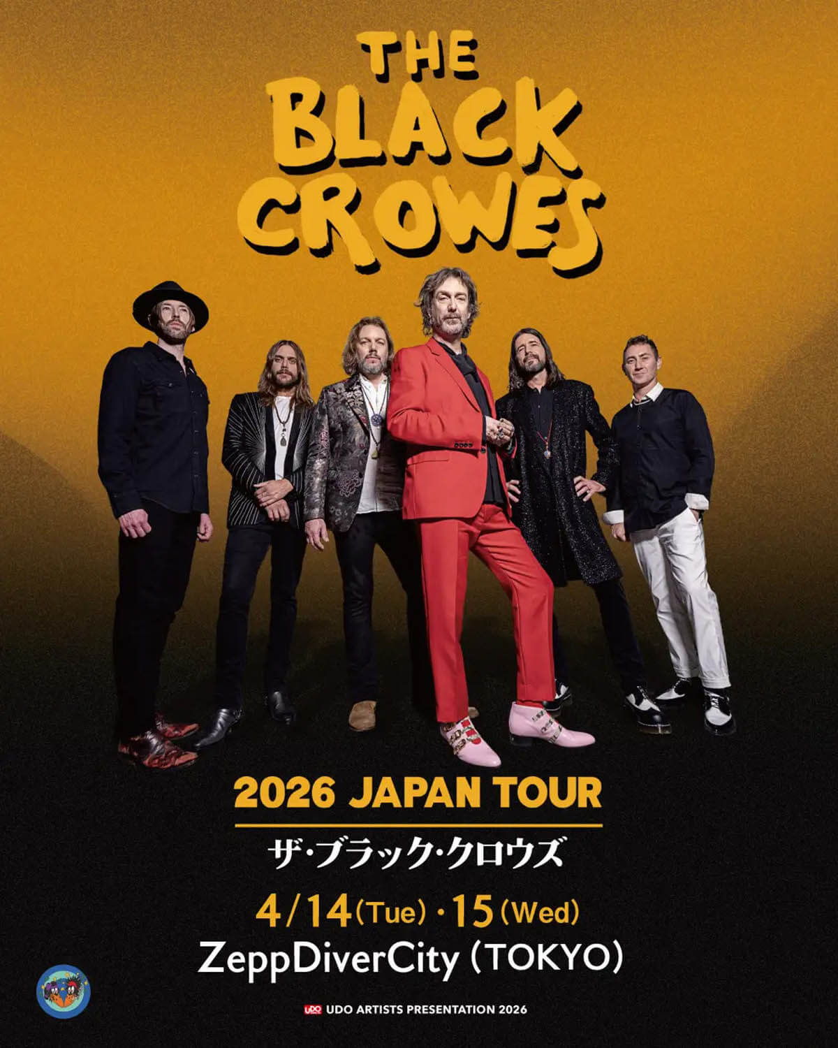 The Black Crowes 2026 JAPAN TOUR