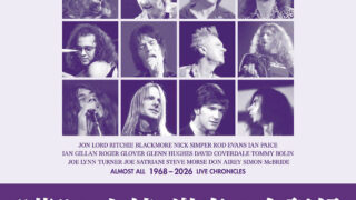 ディープ・パープルの歴代ライヴの実態に迫った全512頁から成る圧巻の“パープル・バイブル”3/18(水)発売