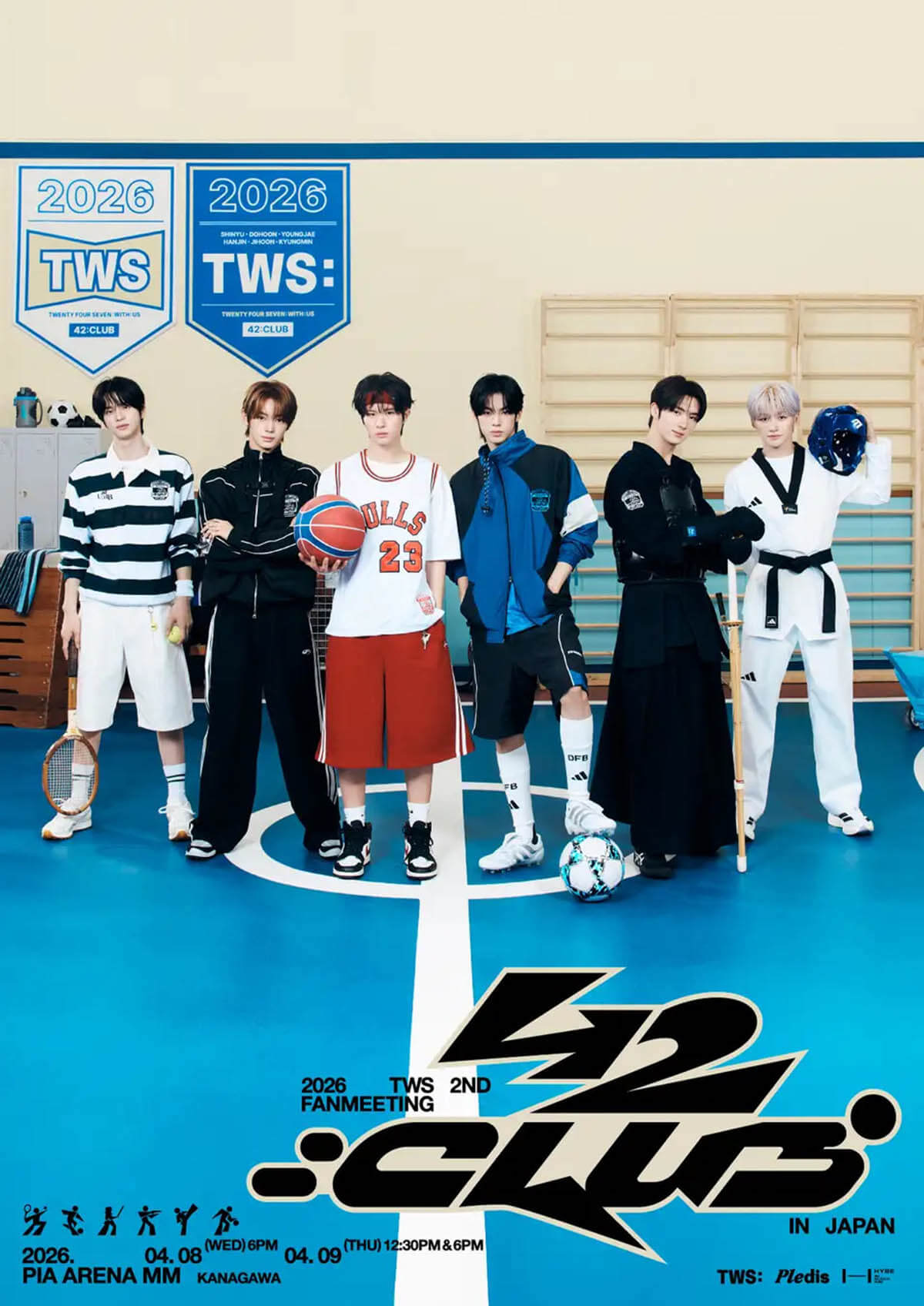 SEVENTEENの弟分・2025年7月に日本デビューを果たした話題のTWS『2026 TWS 2ND FANMEETING <42:CLUB> IN JAPAN』4月8、9日に開催決定!
