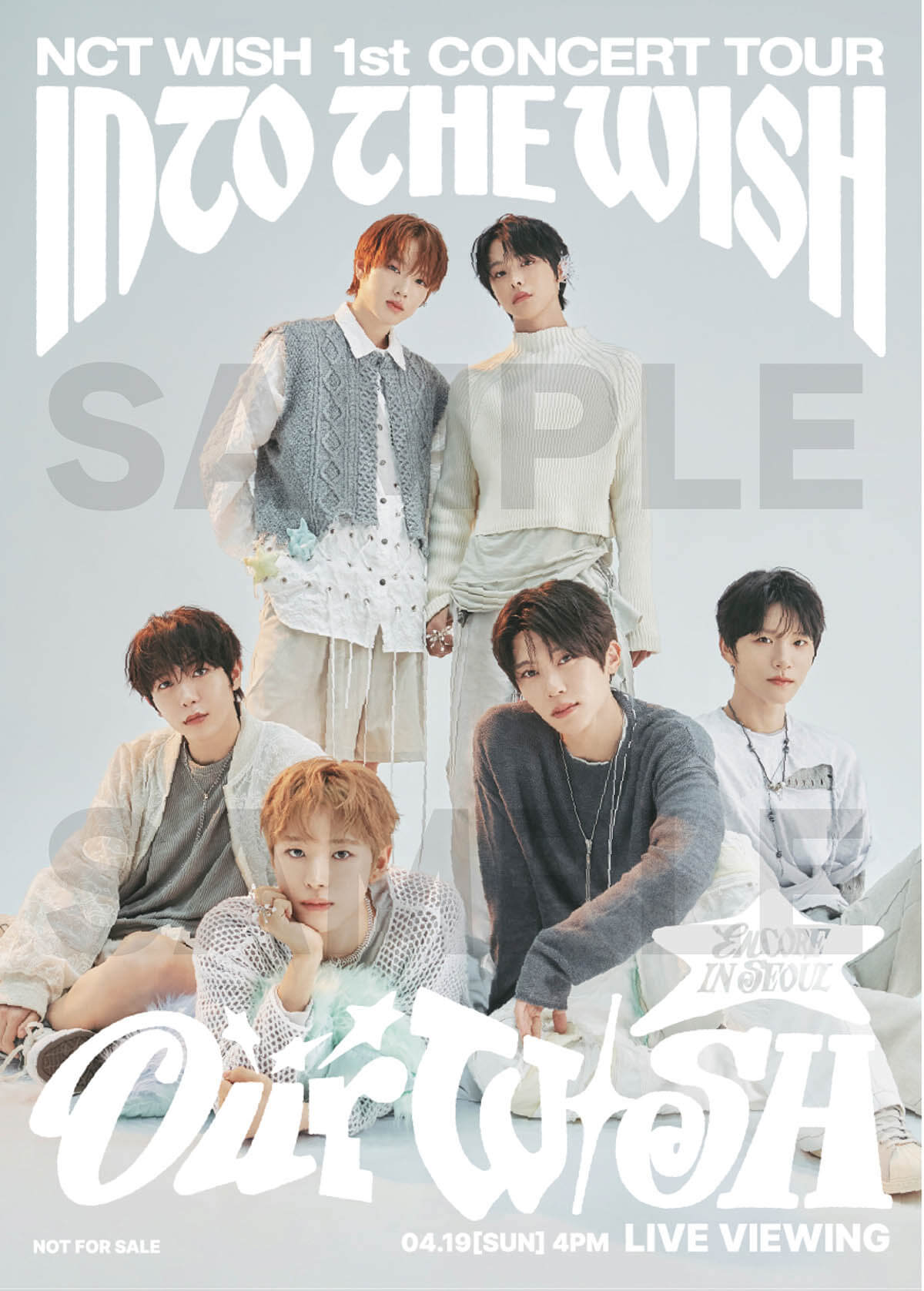 NCT WISH 1st CONCERT TOUR‘INTO THE WISH : Our WISH’ENCORE IN SEOUL LIVE VIEWING【入場者プレゼント「オリジナルステッカー」】SAMPLE