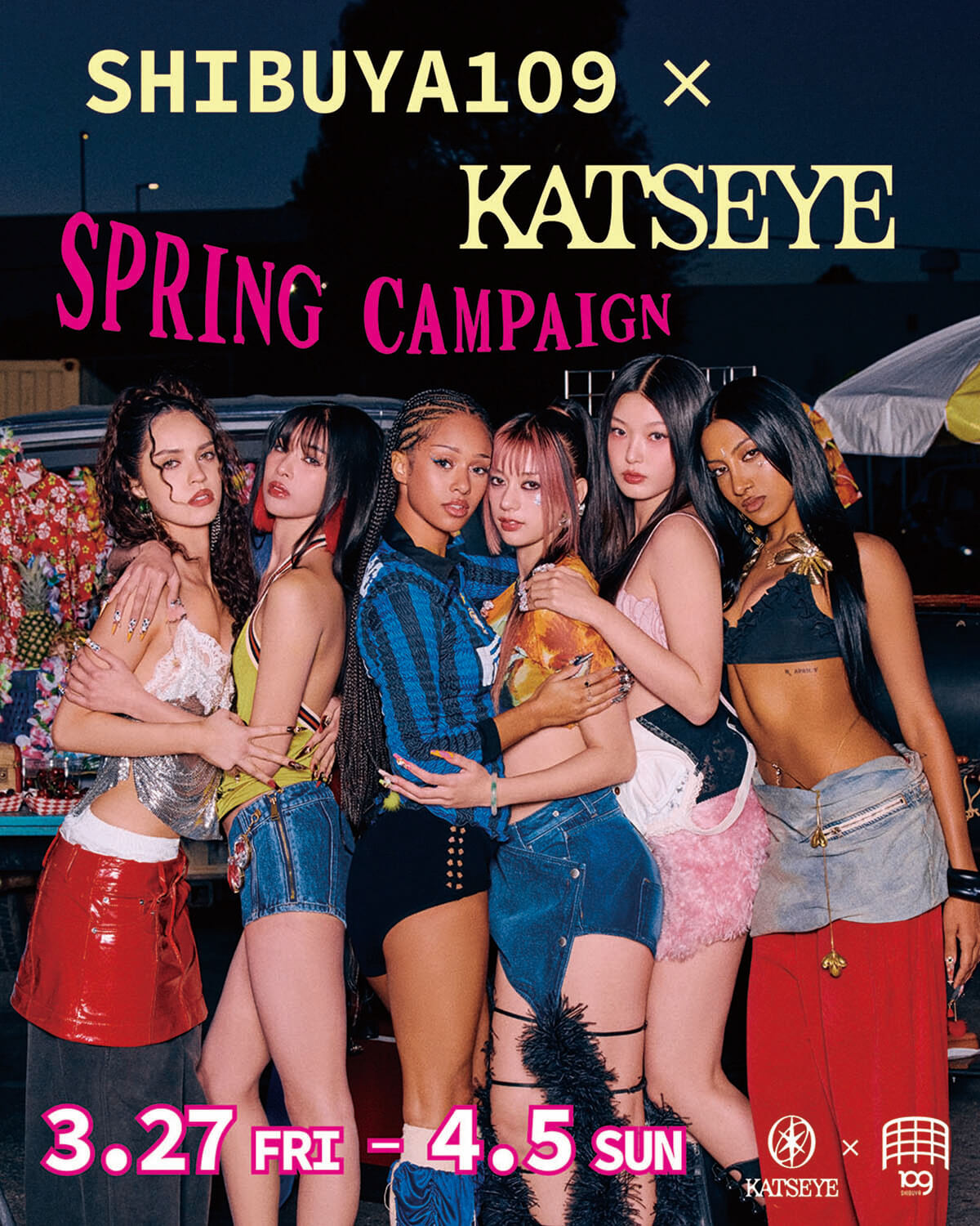 SHIBUYA109 × KATSEYE SPRING CAMPAIGN