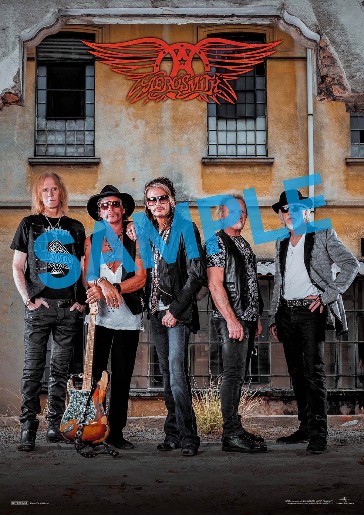 『エアロスミス・ロックス・ドニントン2014』入場特典ステッカー SAMPLE