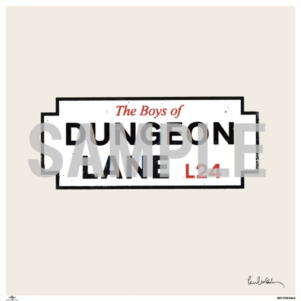 ポール・マッカートニー『ダンジョン・レインの少年たち』Amazonオリジナル特典：メガジャケ SAMPLE