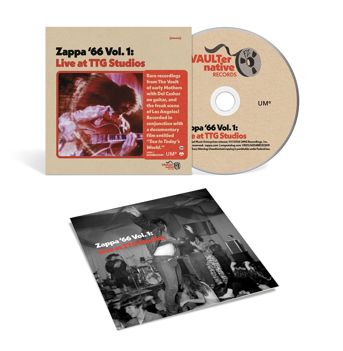 Frank Zappa『Zappa '66 Vol. 1: Live At TTG Studios』ProductShot