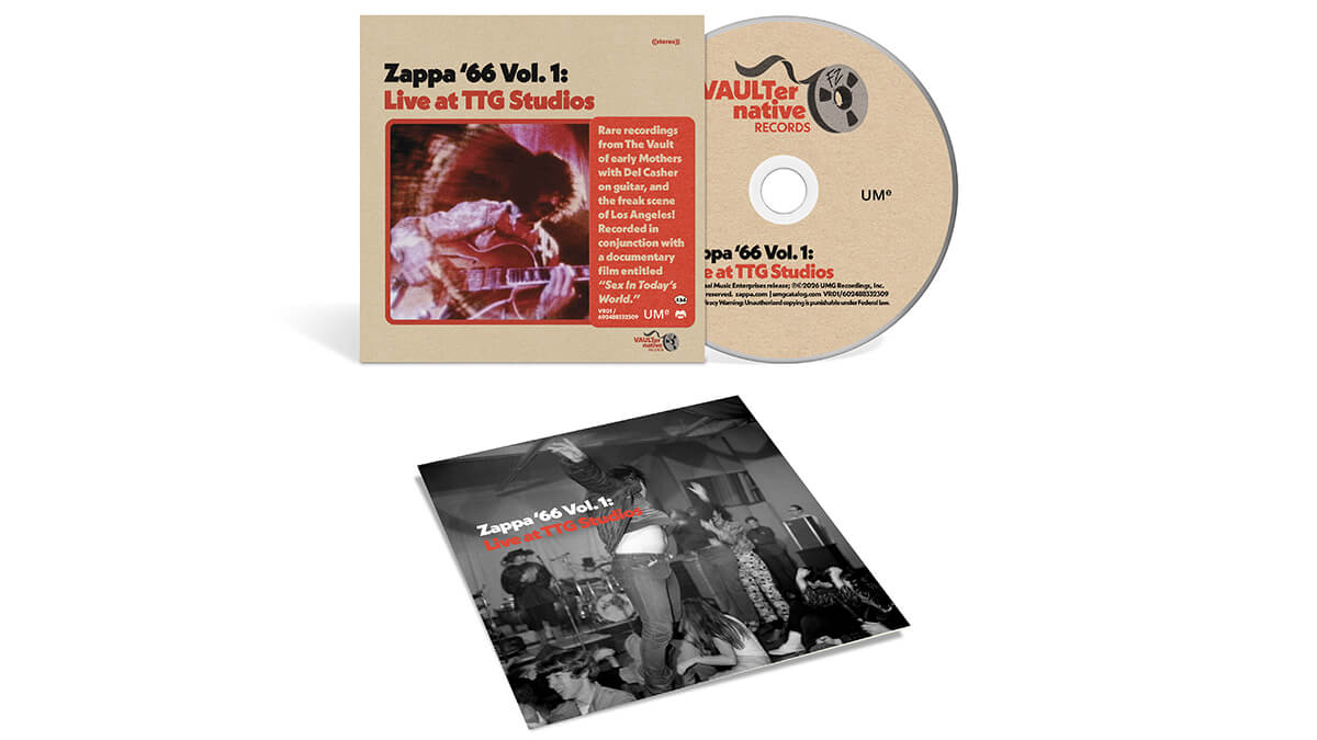 フランク・ザッパ、『ザッパ '66 Vol.1：ライヴ・アット・TTGスタジオ』5/15(金)発売決定