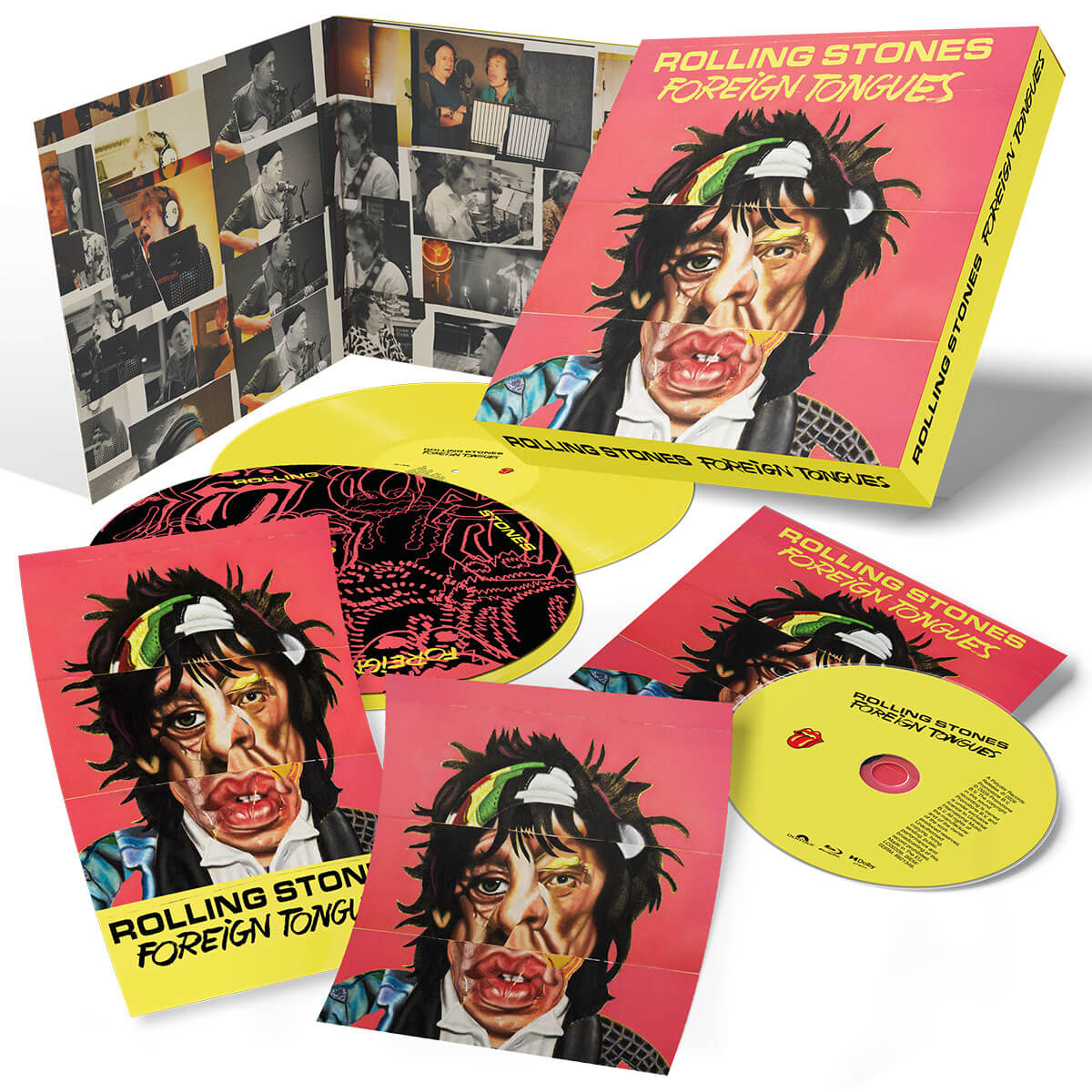 ザ・ローリング・ストーンズ『フォーリン・タングス』2LP＋ブルーレイ【ボックスセット】【直輸入盤仕様／生産限定盤】