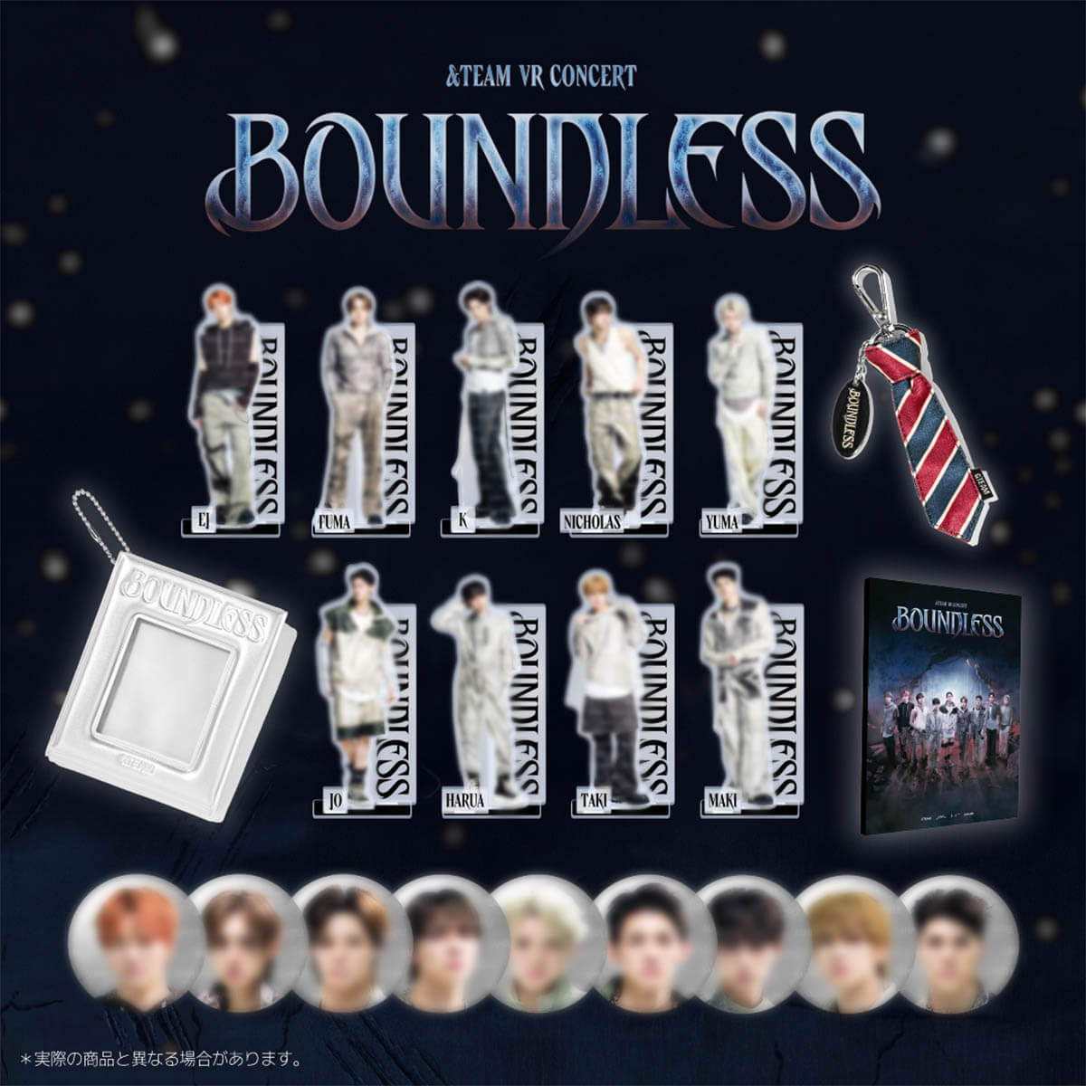 『&TEAM VR CONCERT : BOUNDLESS』OFFICIAL MERCHANDISE