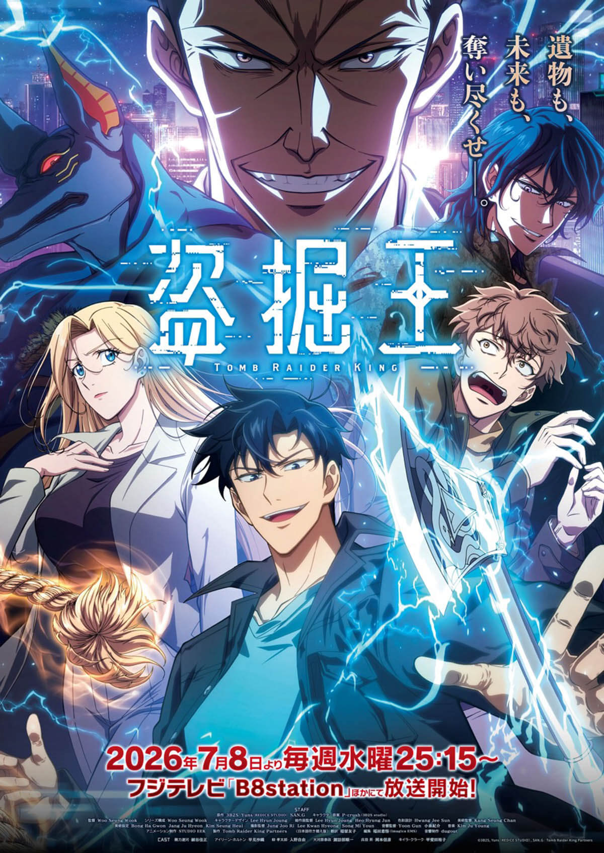 フジテレビアニメ「盗掘王」