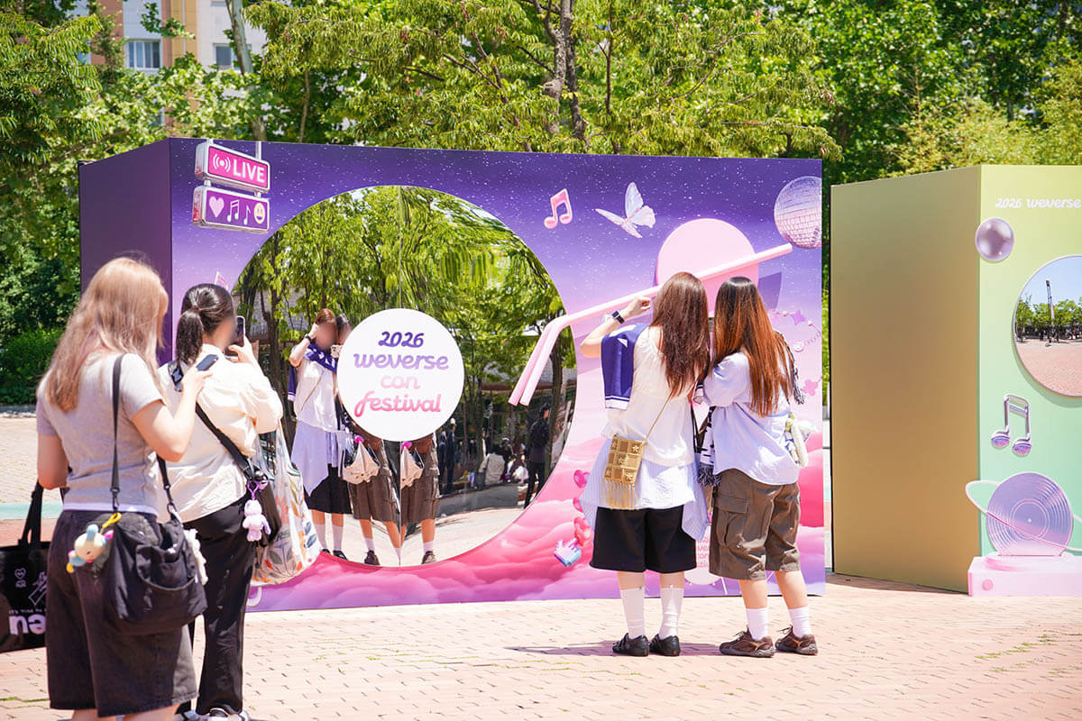 2026 Weverse Con Festival セルフフォトブース