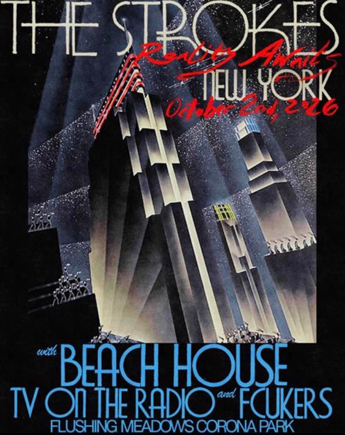 THE STROKES RETURN HOME FOR HISTORIC SHOW AT FLUSHING MEADOWS CORONA PARK 
