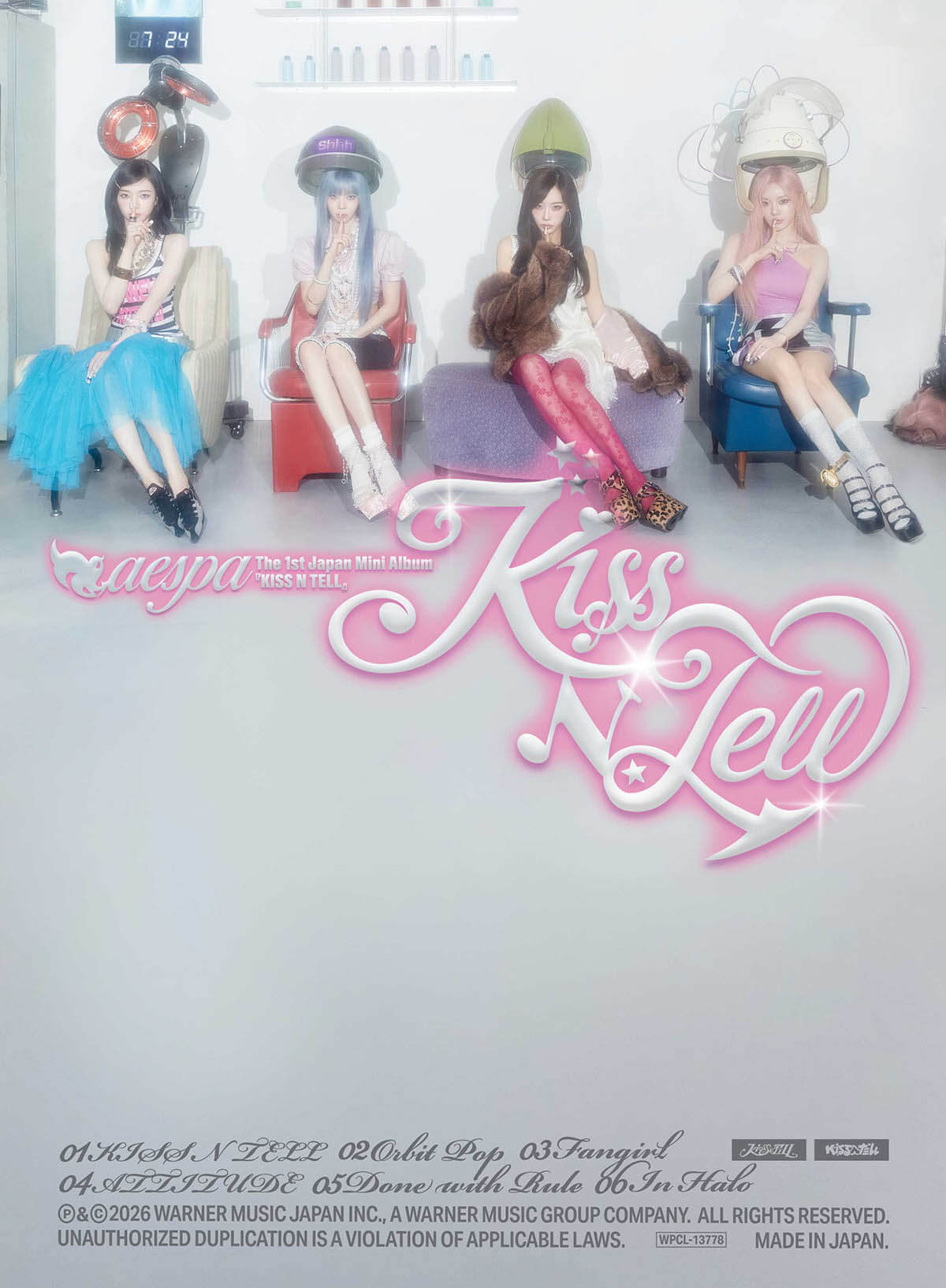 aespa The 1st Japan Mini Album『KISS N TELL』Limited Edition Ver.