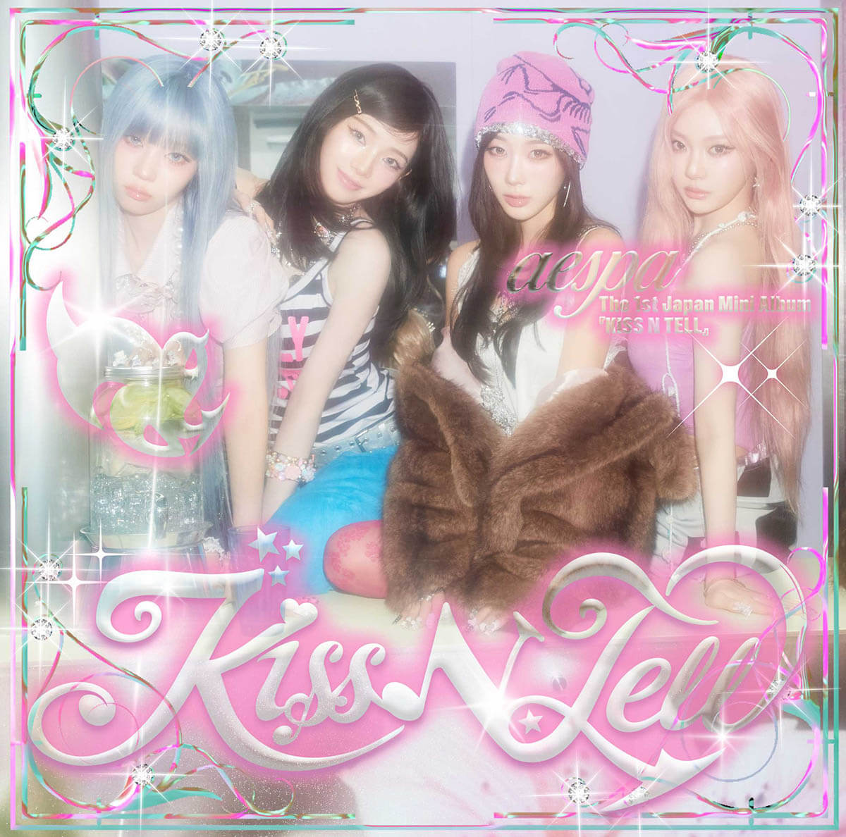 aespa The 1st Japan Mini Album『KISS N TELL』Poster Ver.
