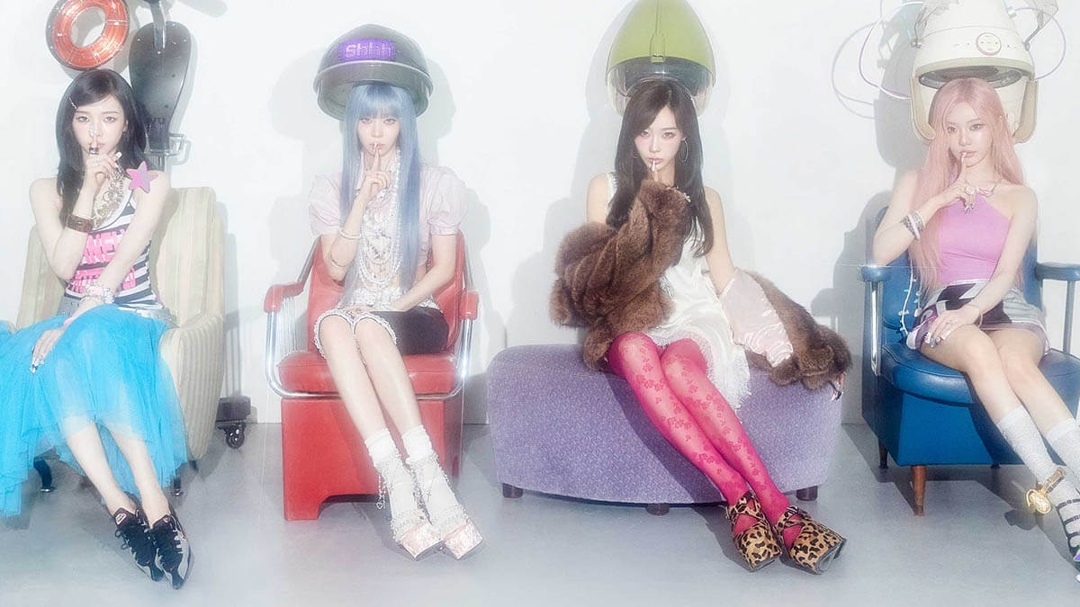 aespa、7/24(金)リリース日本ファーストミニアルバム『KISS N TELL』のビジュアル公開!