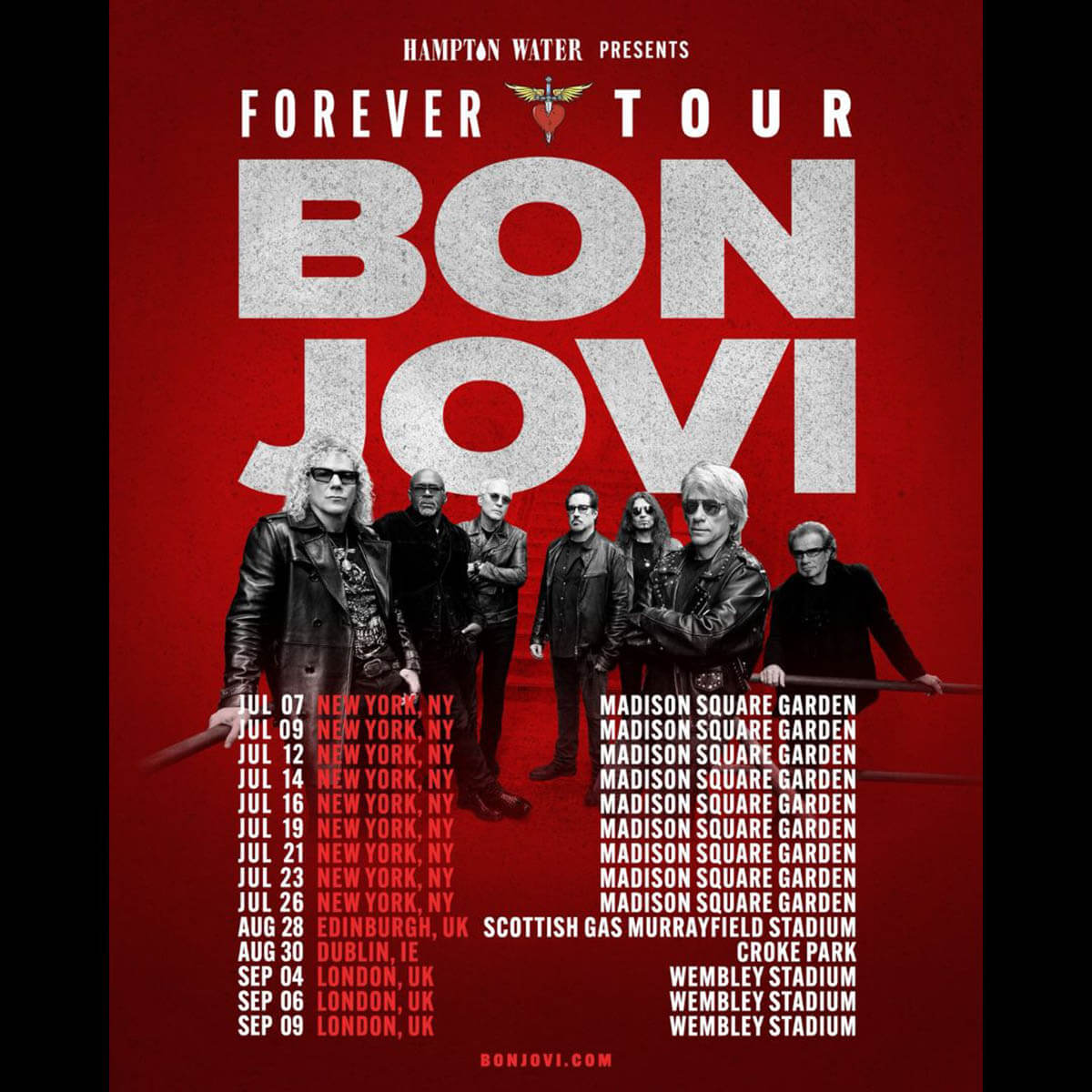 ボン・ジョヴィ / Bon Jovi「Forever Tour」セットリスト | NY, 2026