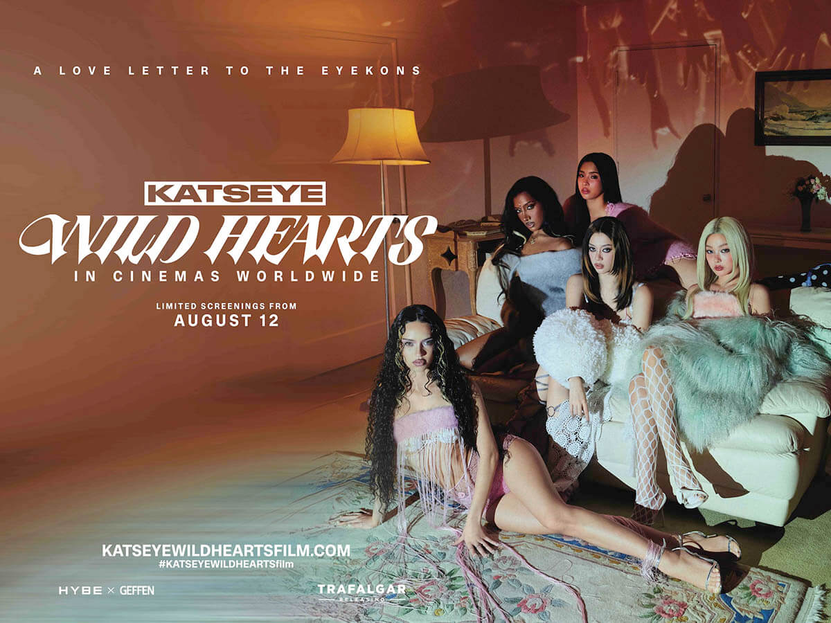 KATSEYE、映画作品『KATSEYE: WILD HEARTS』世界同日公開が決定!8月12日(水)&15日(土)に限定劇場公開