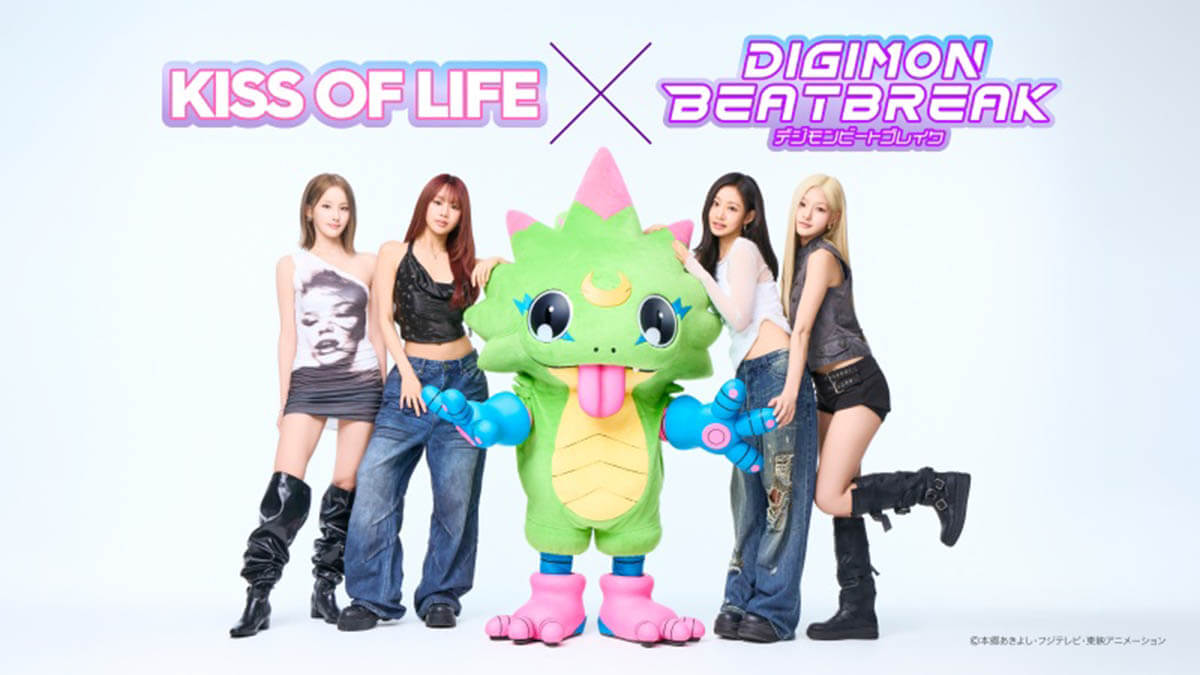 KISS OF LIFE、TVアニメ「DIGIMON BEATBREAK」のEDテーマのノンクレジット映像が公開!