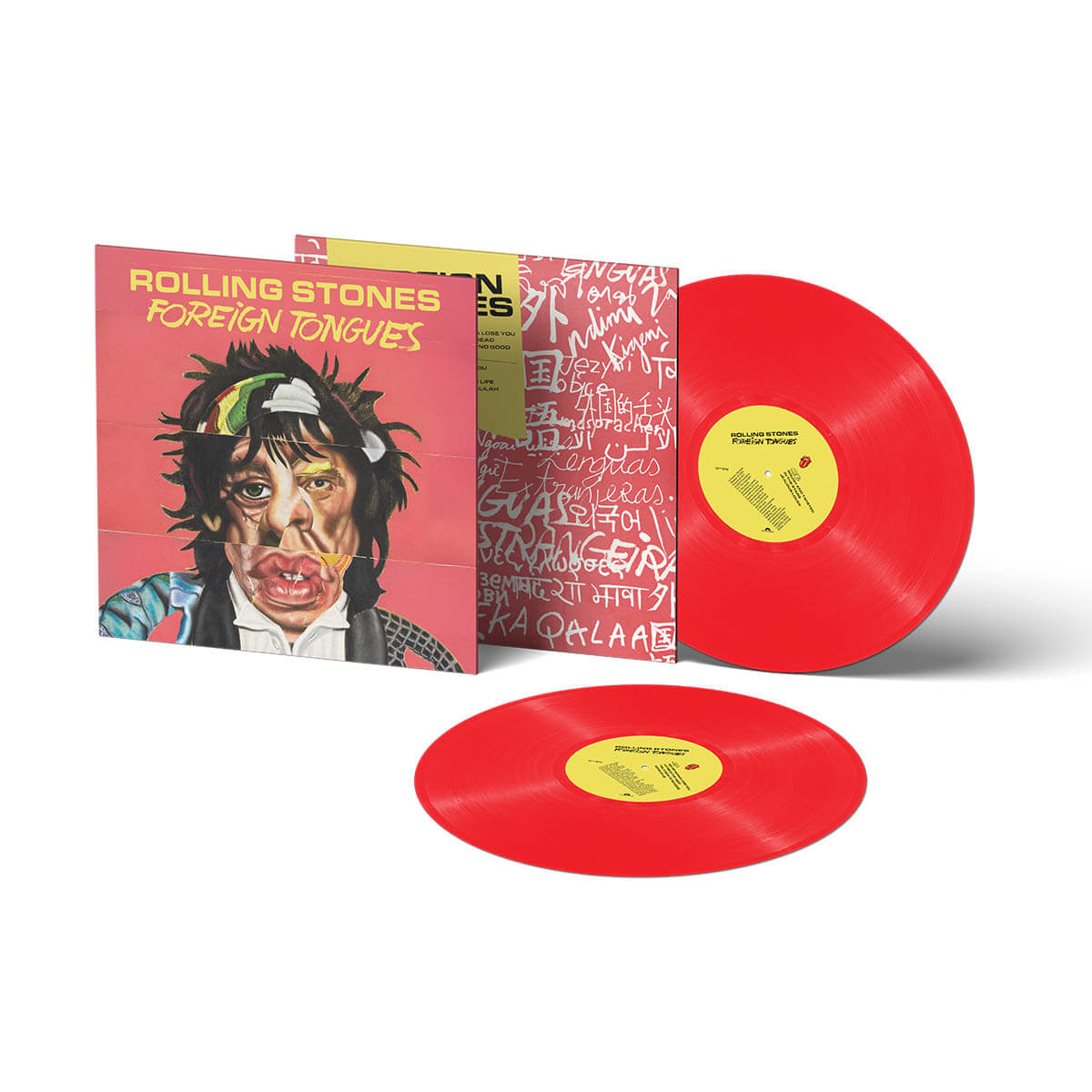 ザ・ローリング・ストーンズ『フォーリン・タングス』2LP【レッド・ヴィニール】【RS No.9 HARAJUKU店舗限定盤】【直輸入盤仕様／生産限定盤】