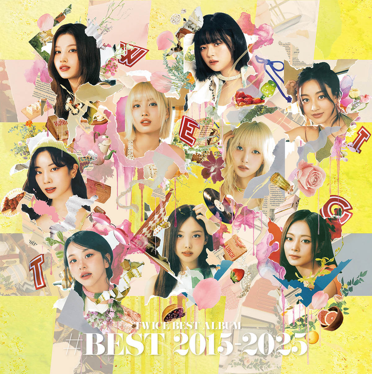 TWICE、全50曲収録のベストアルバム『TWICE BEST ALBUM「#BEST 2015-2025」』8/26(水)発売決定!