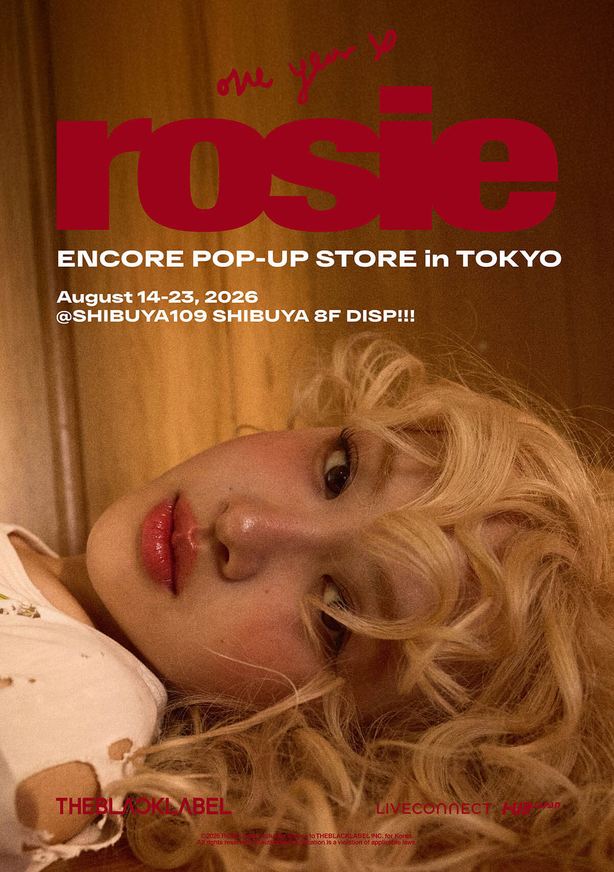 ROSE Encore Pop-up in TOKYO‘one year of rosie’開催決定!
